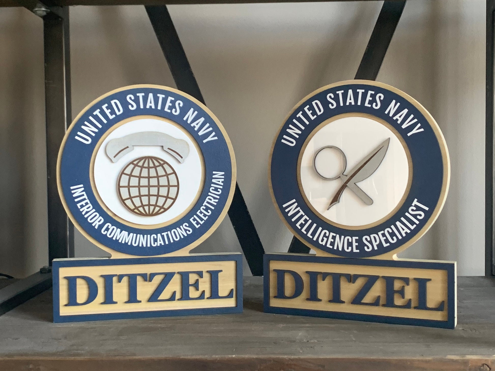 Navy MOS Rating Plaque - USN Plaque