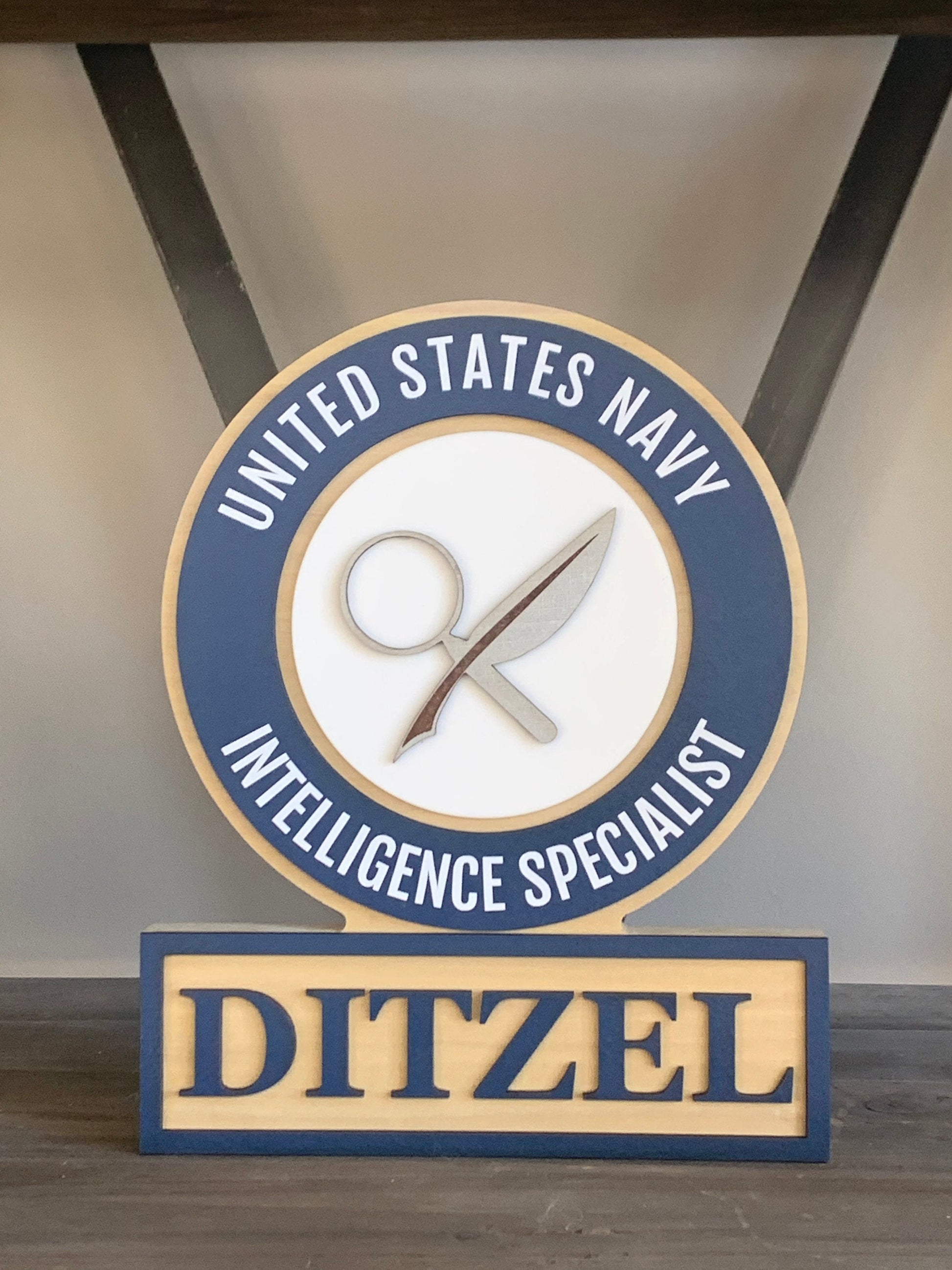 Navy MOS Rating Plaque - USN Plaque