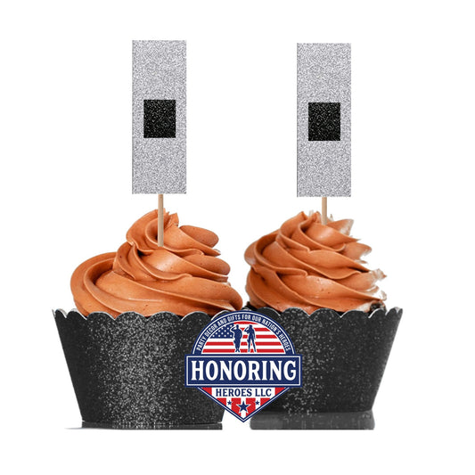 U.S. Army Warrant Officer 1 (WO1) Cupcake Toppers - Officially Licensed Promotion Decor - NO Shed Glitter Cardstock