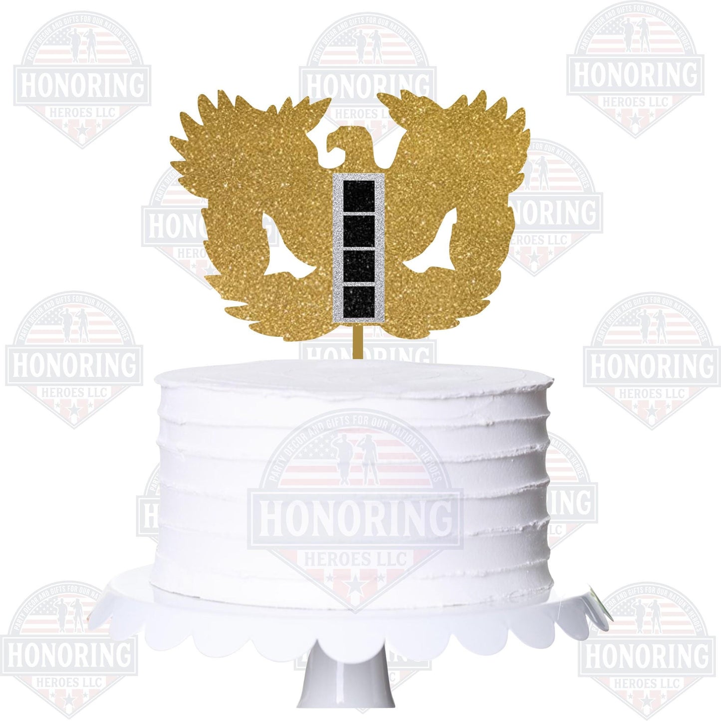 ARMY Warrant Officer Rank Rising Eagle Cake Topper/Centerpiece