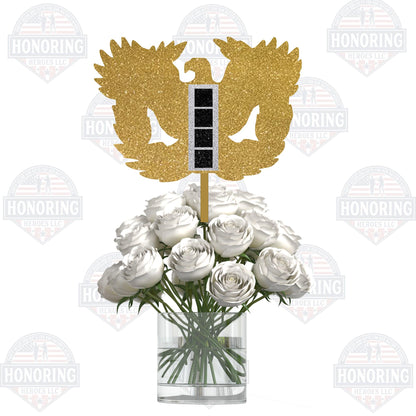 ARMY Warrant Officer Rank Rising Eagle Cake Topper/Centerpiece
