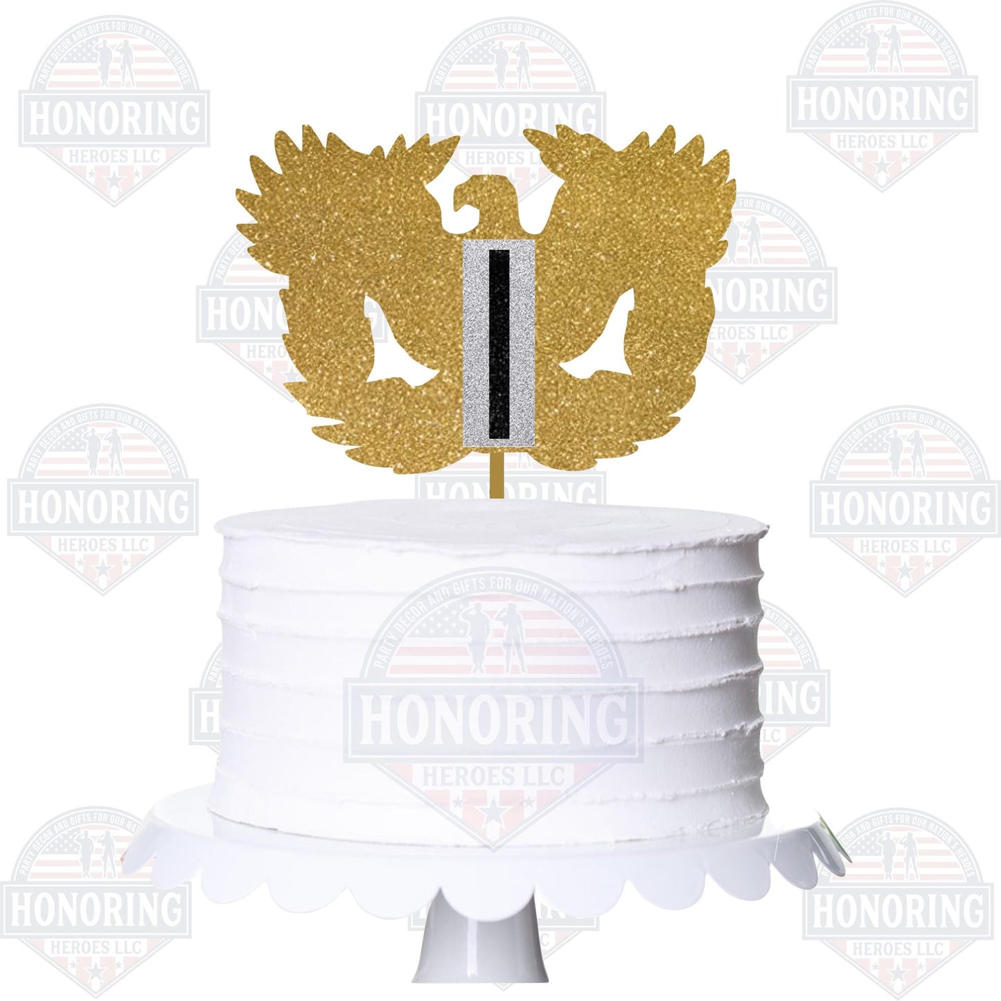ARMY Warrant Officer Rank Rising Eagle Cake Topper/Centerpiece
