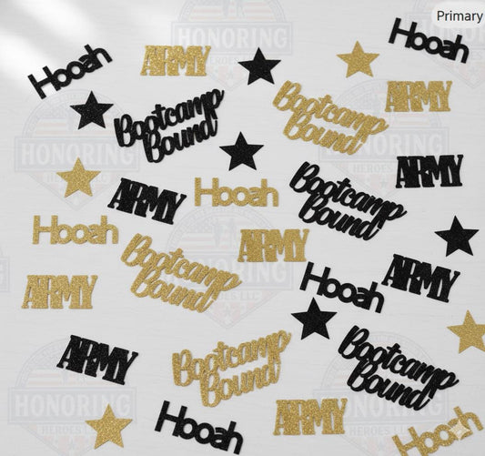 Army Bootcamp Bound Confetti