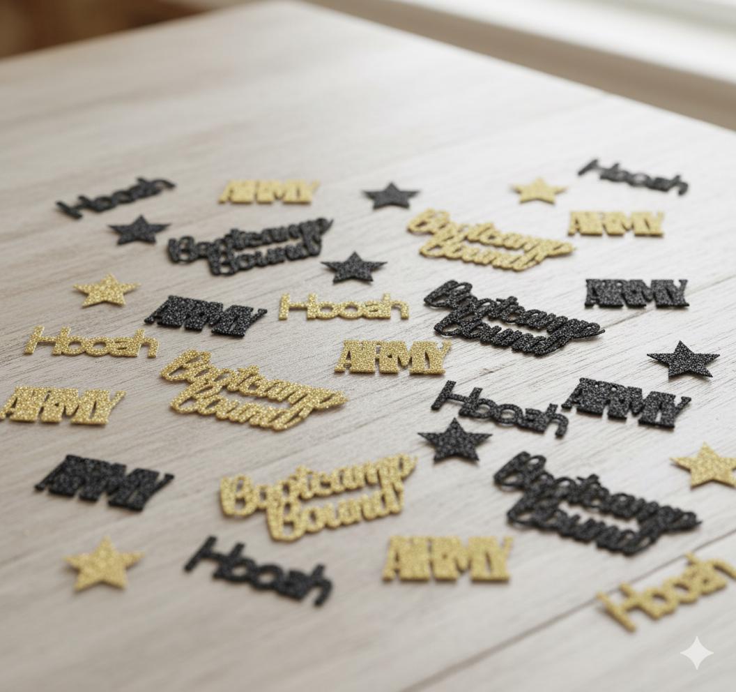 Army Bootcamp Bound Confetti