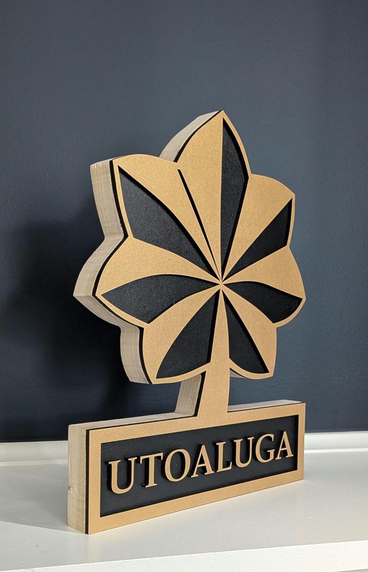 Personalized Military Rank Name Plate – Officer Promotion Gift