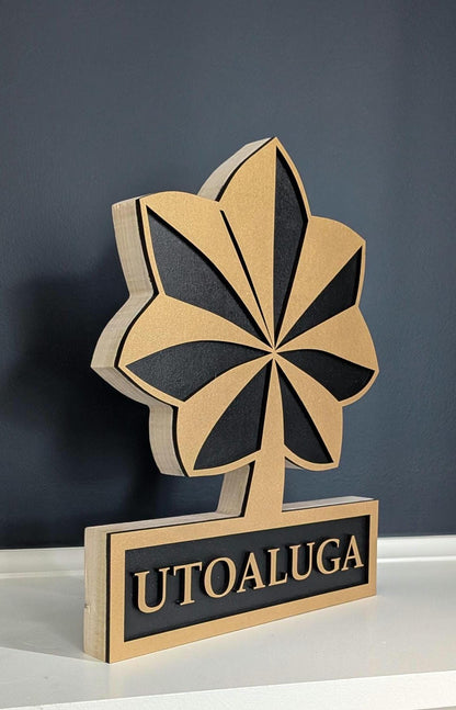 Personalized Military Rank Name Plate – Officer Promotion Gift