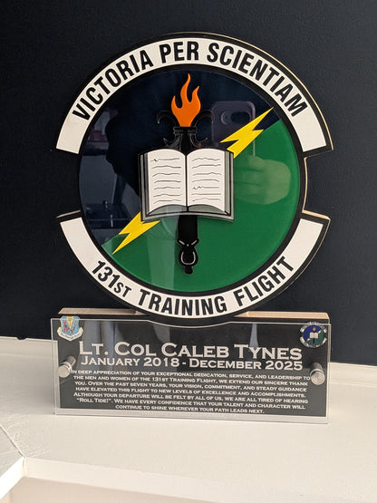Custom, Personalized Emblem ARMY Badge Plaque - Your ARMY Emblem turned into Art!