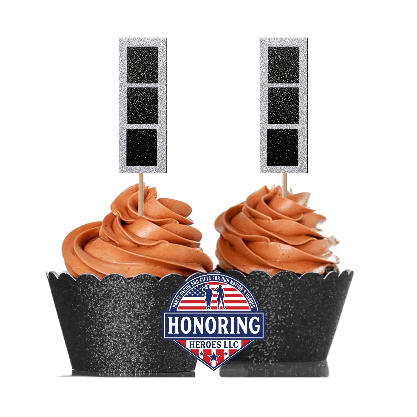 U.S. Army Chief Warrant Officer 3 (CWO3) Cupcake Toppers - Officially Licensed Promotion Decor - NO Shed Glitter Cardstock