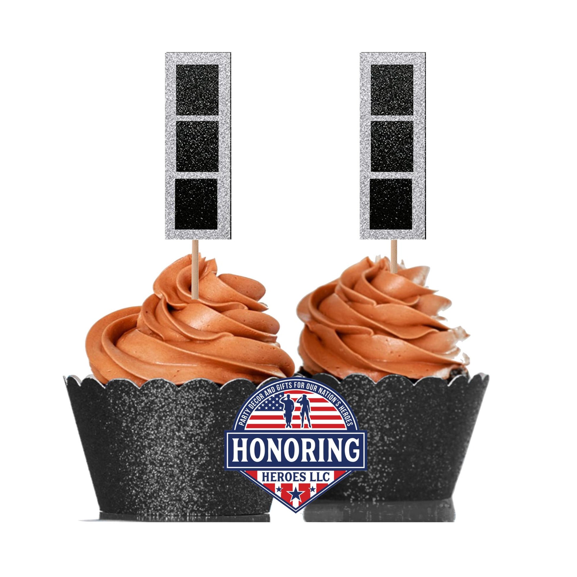 U.S. Army Chief Warrant Officer 3 (CWO3) Cupcake Toppers - Officially Licensed Promotion Decor - NO Shed Glitter Cardstock