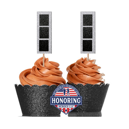 U.S. Army Chief Warrant Officer 3 (CWO3) Cupcake Toppers - Officially Licensed Promotion Decor - NO Shed Glitter Cardstock