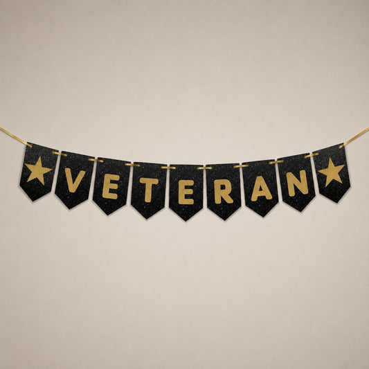 ARMY "Veteran" Banner NO SHED!