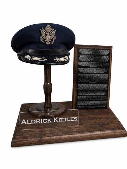 Custom Keepsake Military - Police - First Responder Hat or Cap Holder