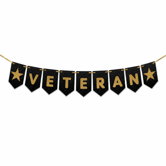 ARMY "Veteran" Banner NO SHED!