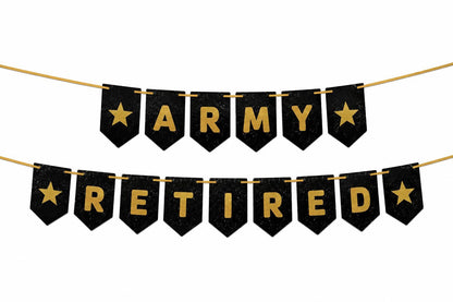 ARMY Retired Banner NO SHED!