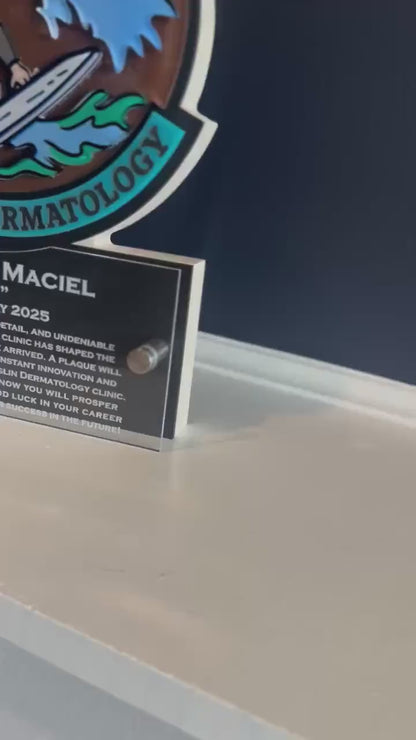 Custom, Personalized Emblem ARMY Badge Plaque - Your ARMY Emblem turned into Art!