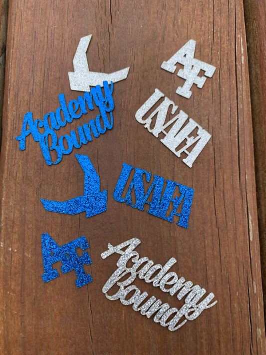 USAFA Air Force Academy Bound Confetti (50 Pieces)