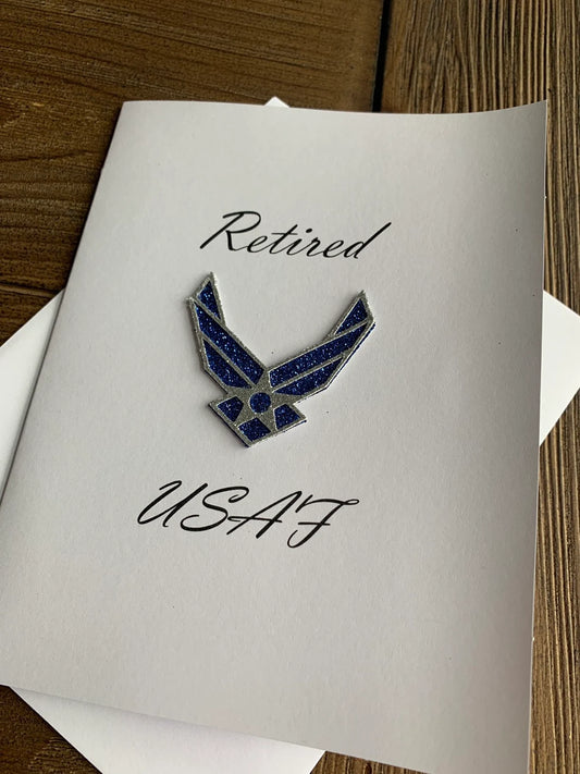 USAF Retired Greeting Card