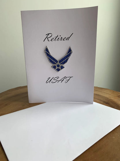 USAF Retired Greeting Card