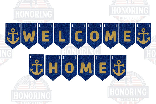 US Navy Welcome Home Banner