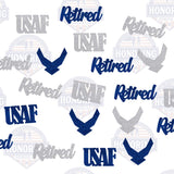 USAF Retired Confetti