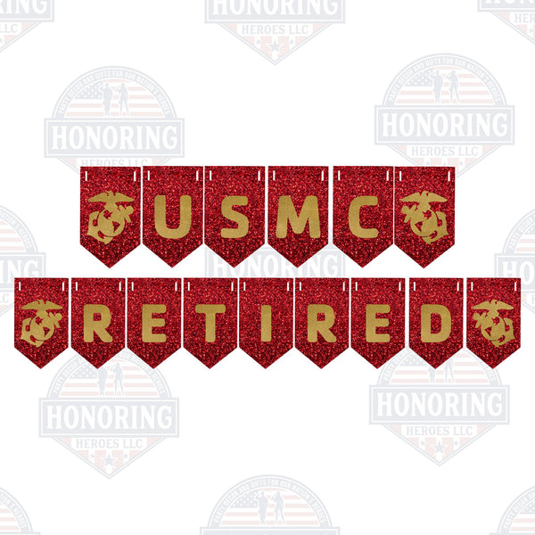 USMC Retired Banner
