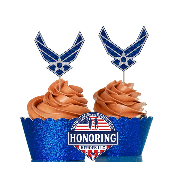 Air Force Emblem Cupcake Topper