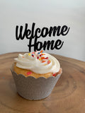Welcome Home Cupcake Toppers