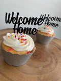 Welcome Home Cupcake Toppers
