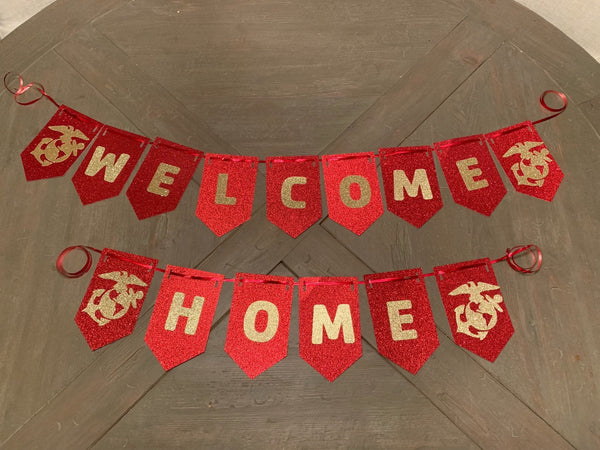USMC Welcome Home Banner