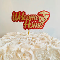 USMC Welcome Home Cake Topper. Marine Corp Welcome Home Centerpiece. Marine Welcome Home USMC Centerpiece