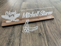 Air Force Interchangeable Name Plate and Rank