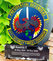 Custom Military Badge Plaque